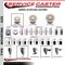 Service Caster 3'' Nylon Swivel 3/4'' Expanding Stem Caster with Brake SCC-EX20S314-NYS-PLB-34 - alternate 4